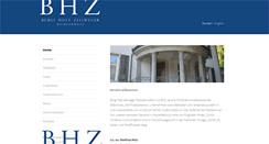 Desktop Screenshot of bhz-law.ch
